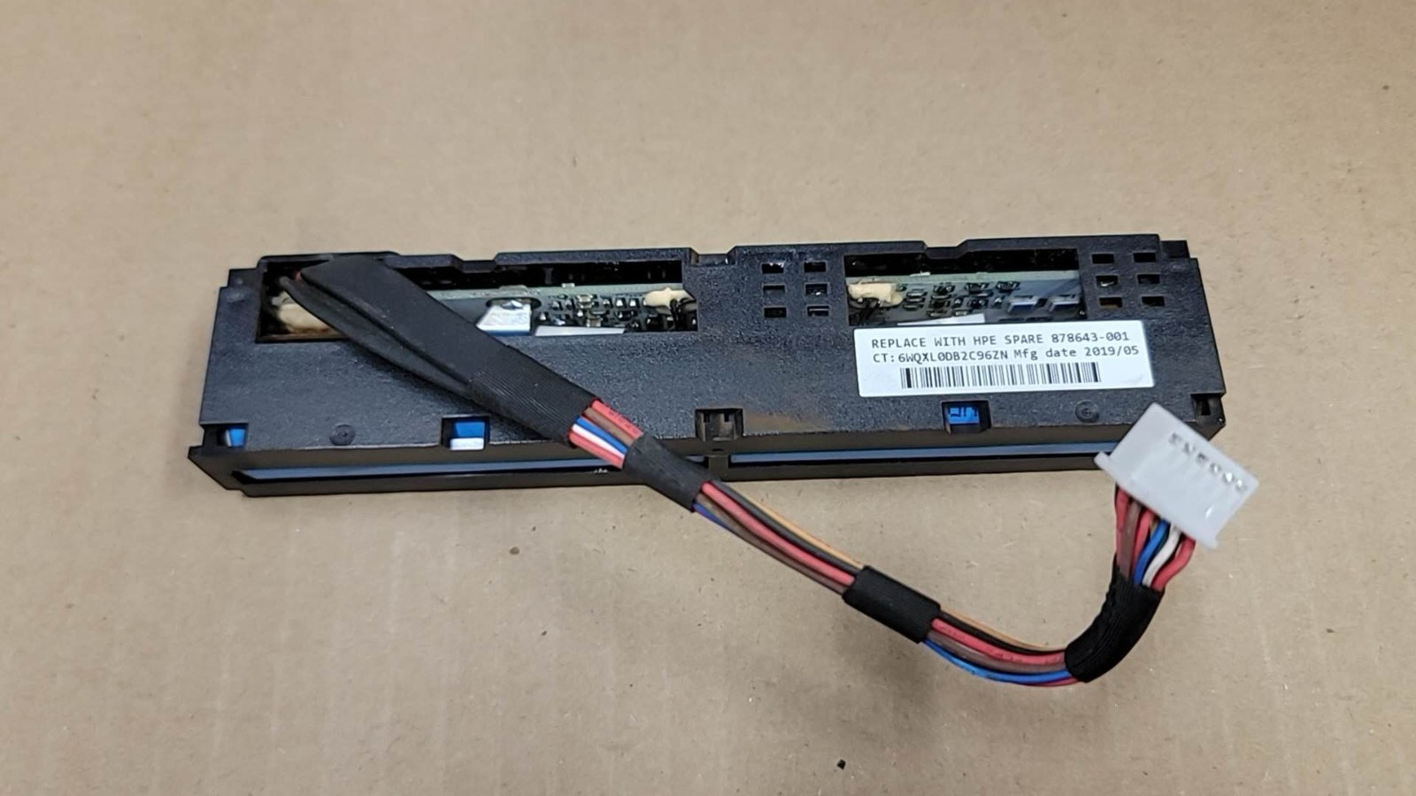 HPE 878643-001 Gen10 96W Smart Storage Cache Battery w/ Cable