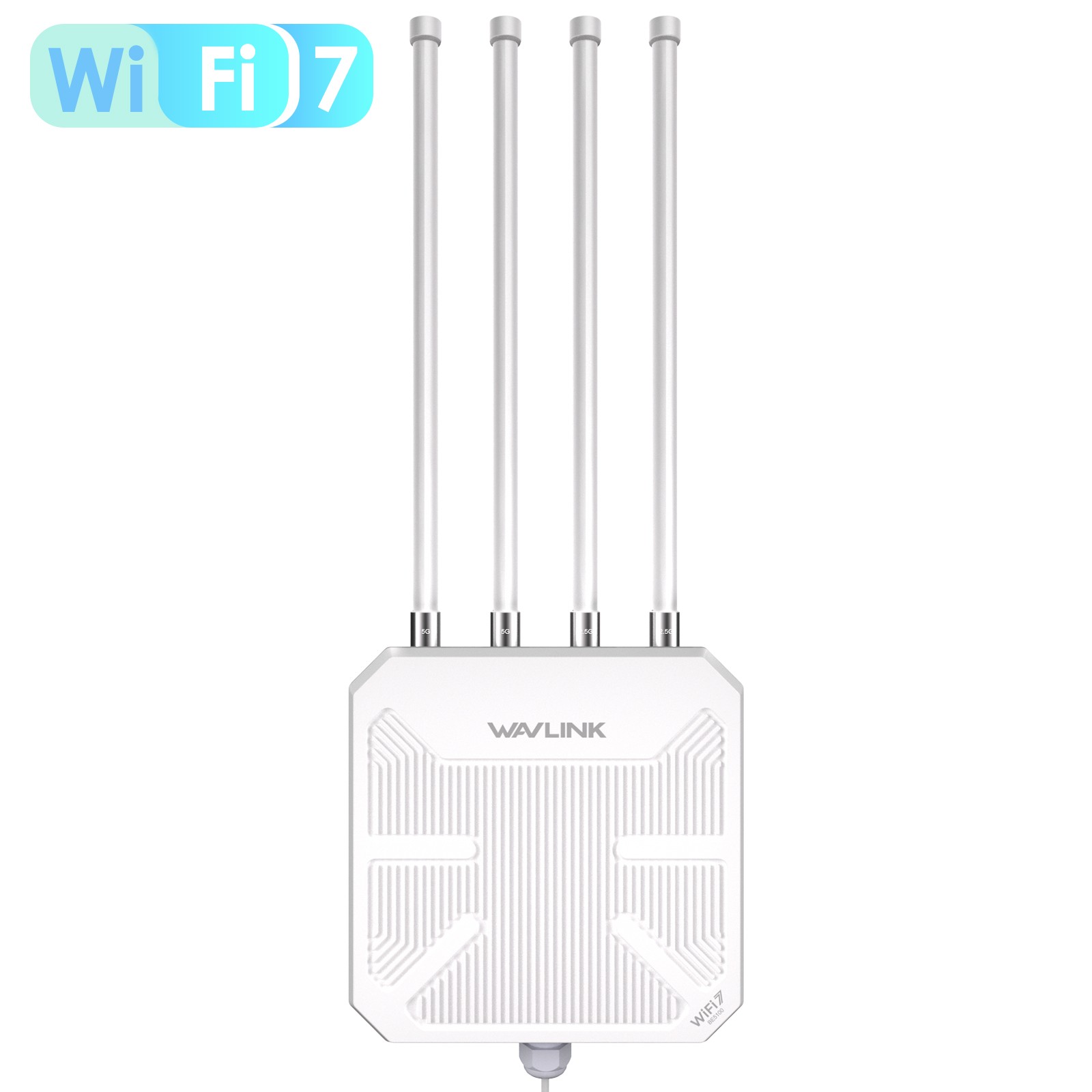 Outdoor WiFi 6 Extender AX3000 Router Long Range PoE Mesh WiFi 7 Booster 2.4G+5G