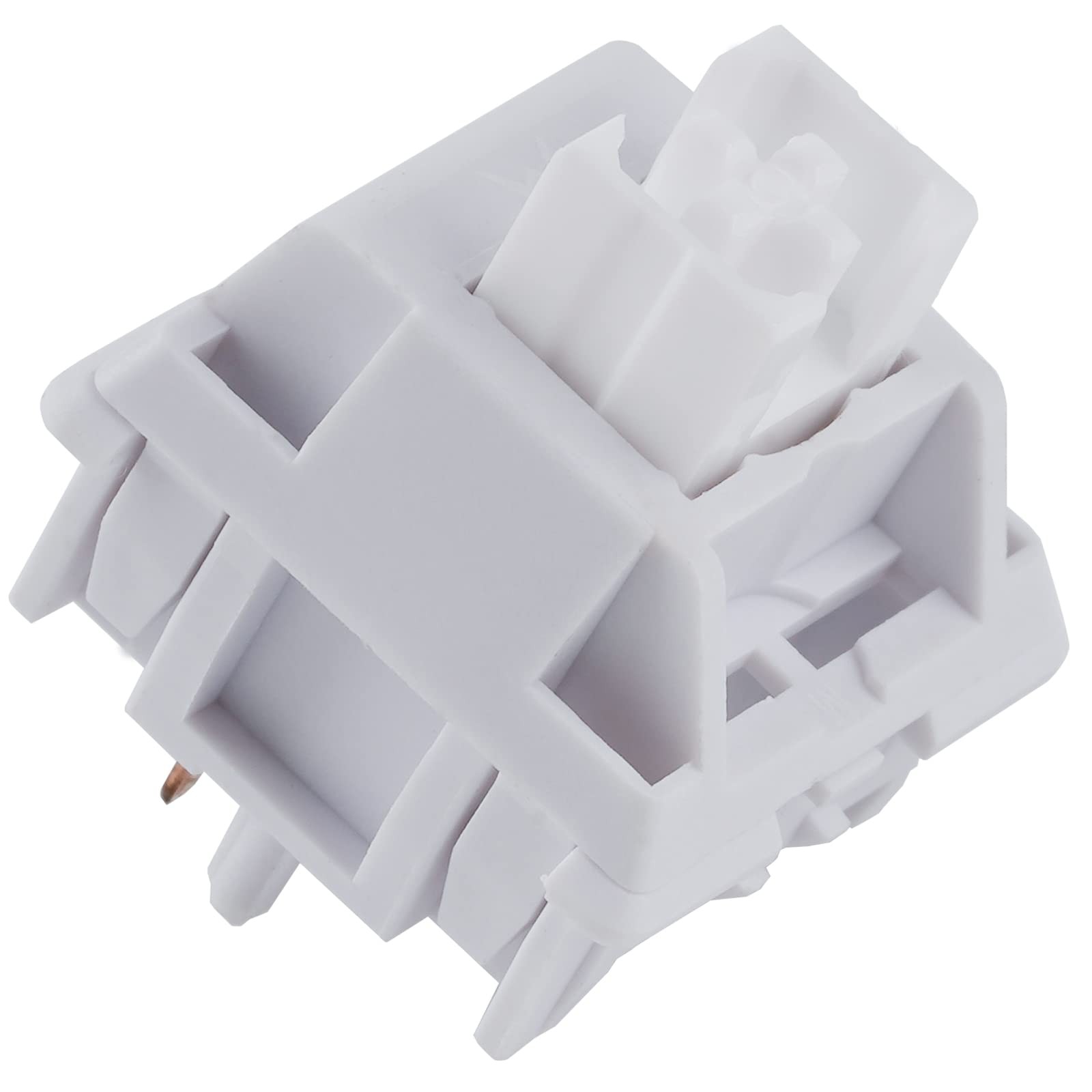 WS White Silent Linear Mechanical Keyboard 5Pin 45gf Lubed Switches 35 PCS