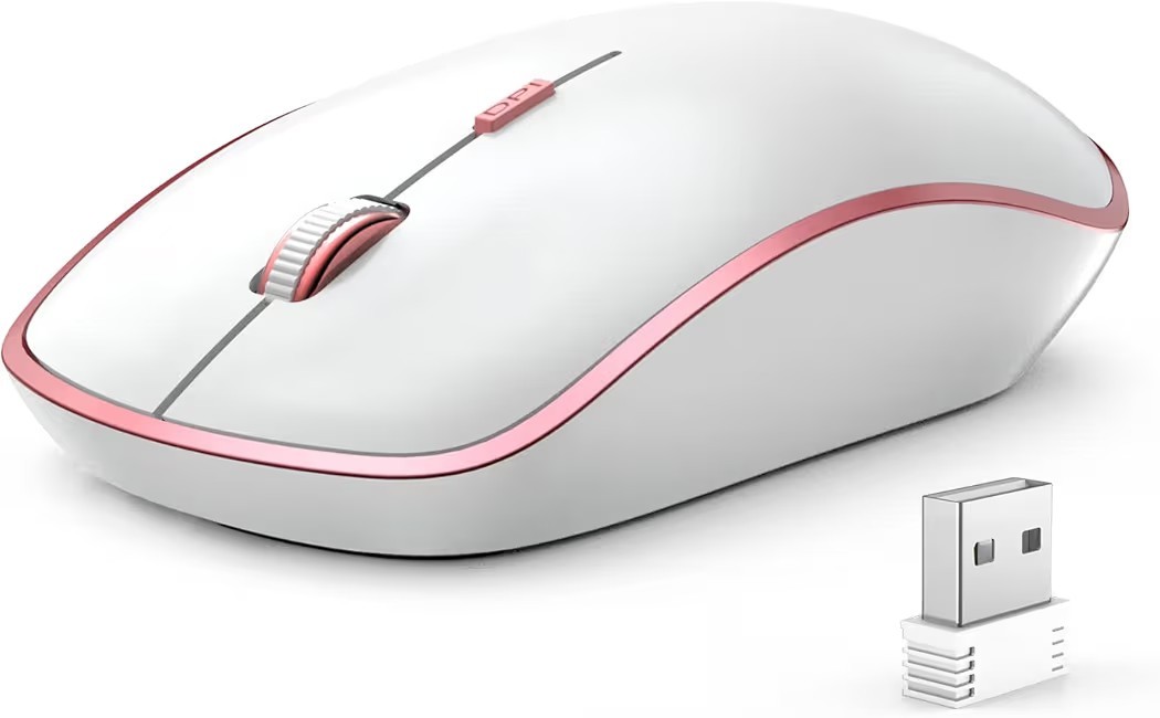 JOYACCESS Wireless Mouse for Laptop - Ultra Thin, Silent, 2400 DPI Portable...