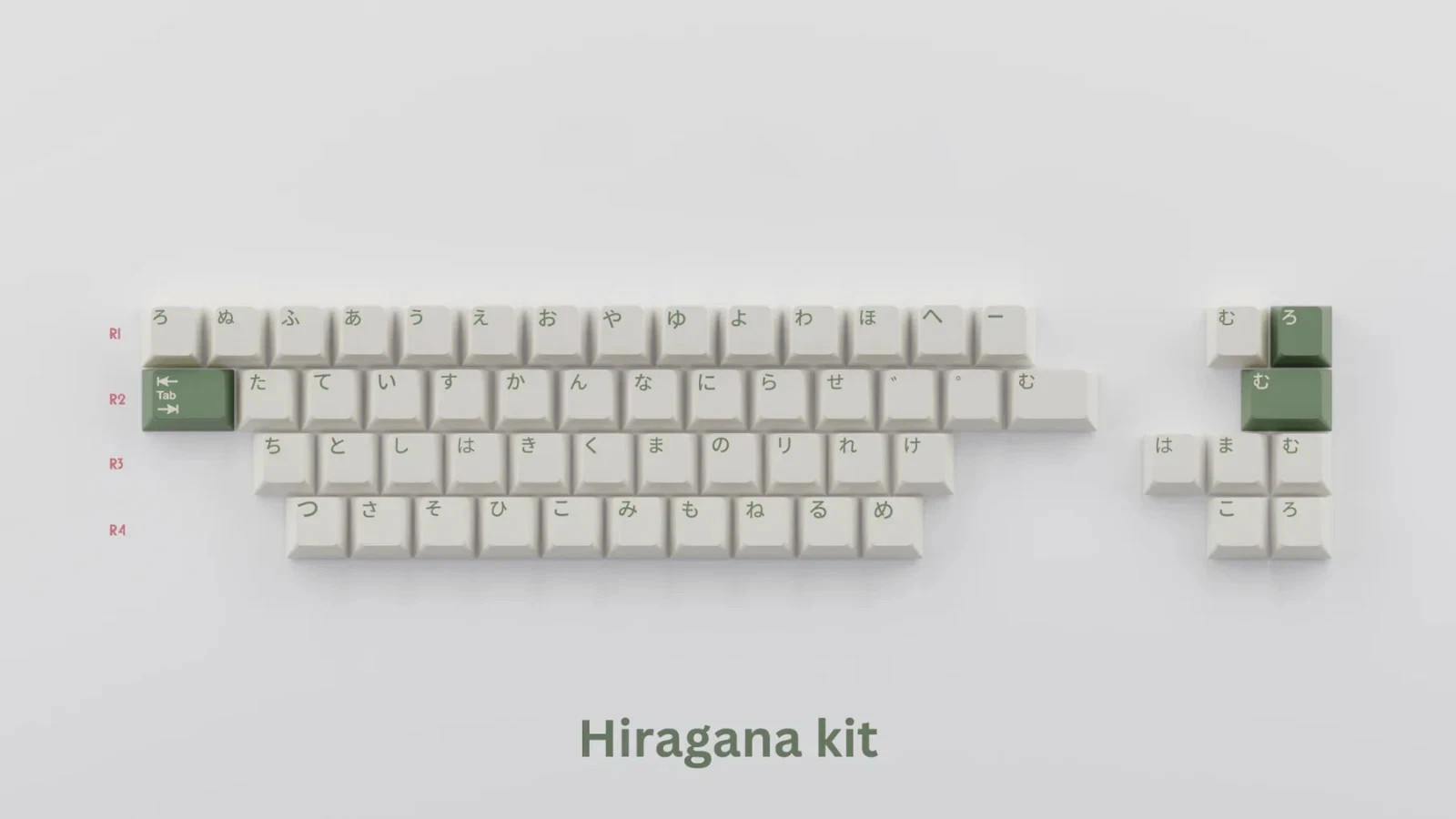 GMK Hanami Dango Hiragana Kit 57 Keycaps FPTK1190 Factory Sealed