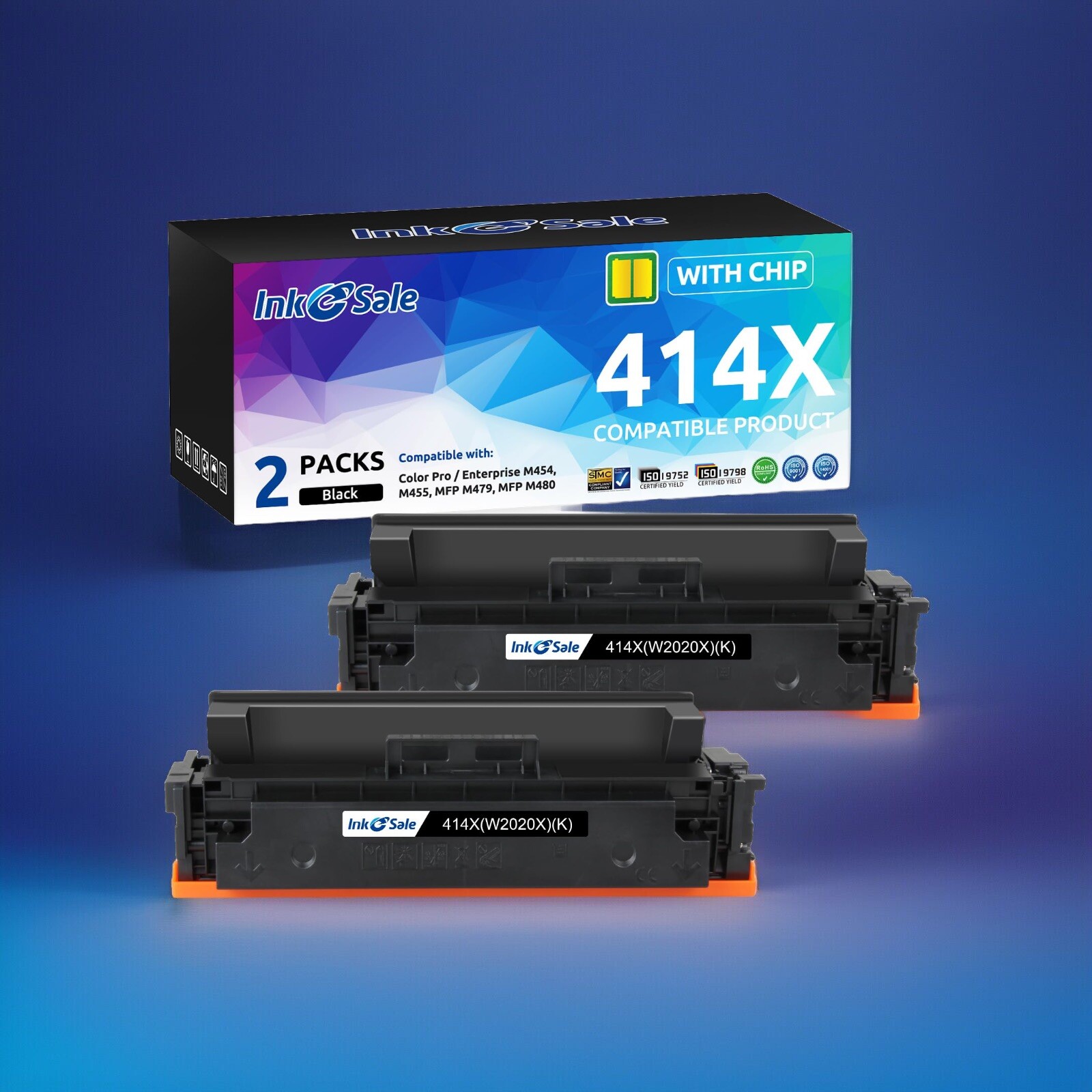 Black Toner Cartridge [With Chip] 414X W2020X M479fdw