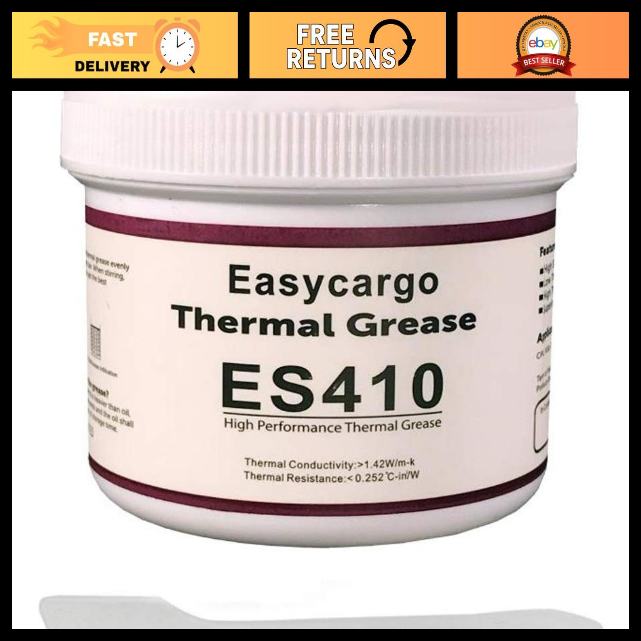 200g Thermal Paste Kit - Conductive Grease for GPU, CPU, Heatsink & MOSFET Cooli