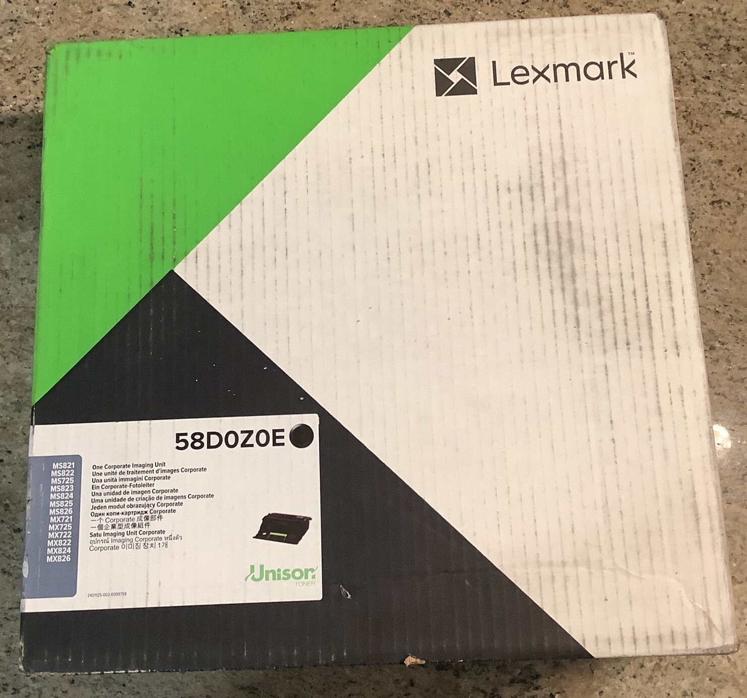 LEXMARK 58D0Z0E OEM BLACK IMAGING UNIT MS MX SERIES PRINTER NEW SEALED BOX