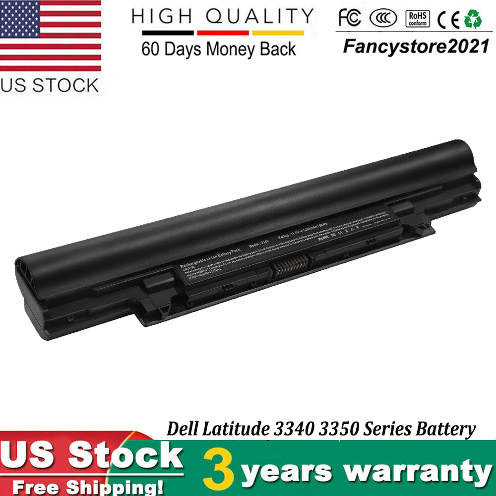 Battery for Dell Latitude 13" 3340 E3340 3350 YFDF9 5MTD8 JR6XC 451-BBJB 5200mAh
