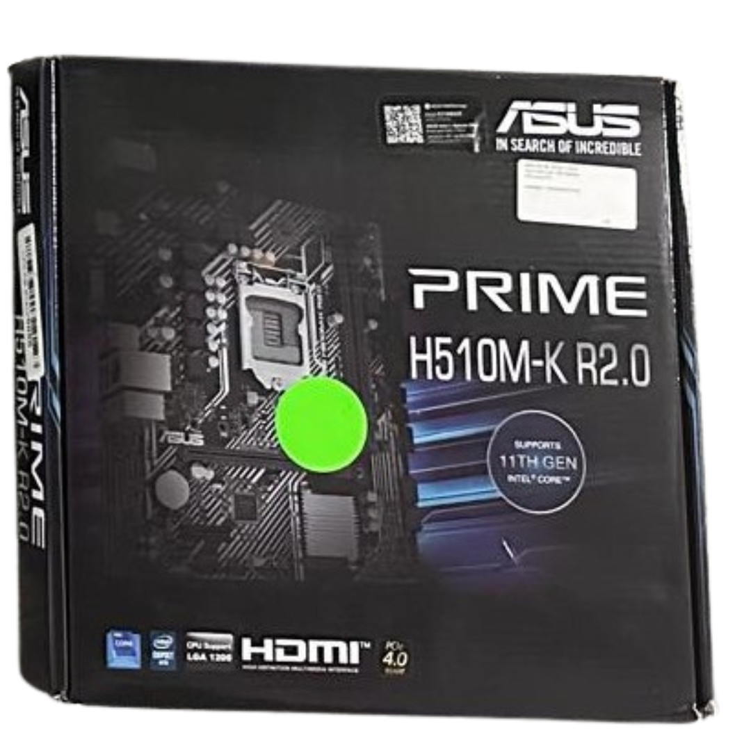 Asus PRIME H510M-K R2.0, Intel H470, 1200, Micro ATX, 2 DDR4, VGA, HDMI, 1x M.2