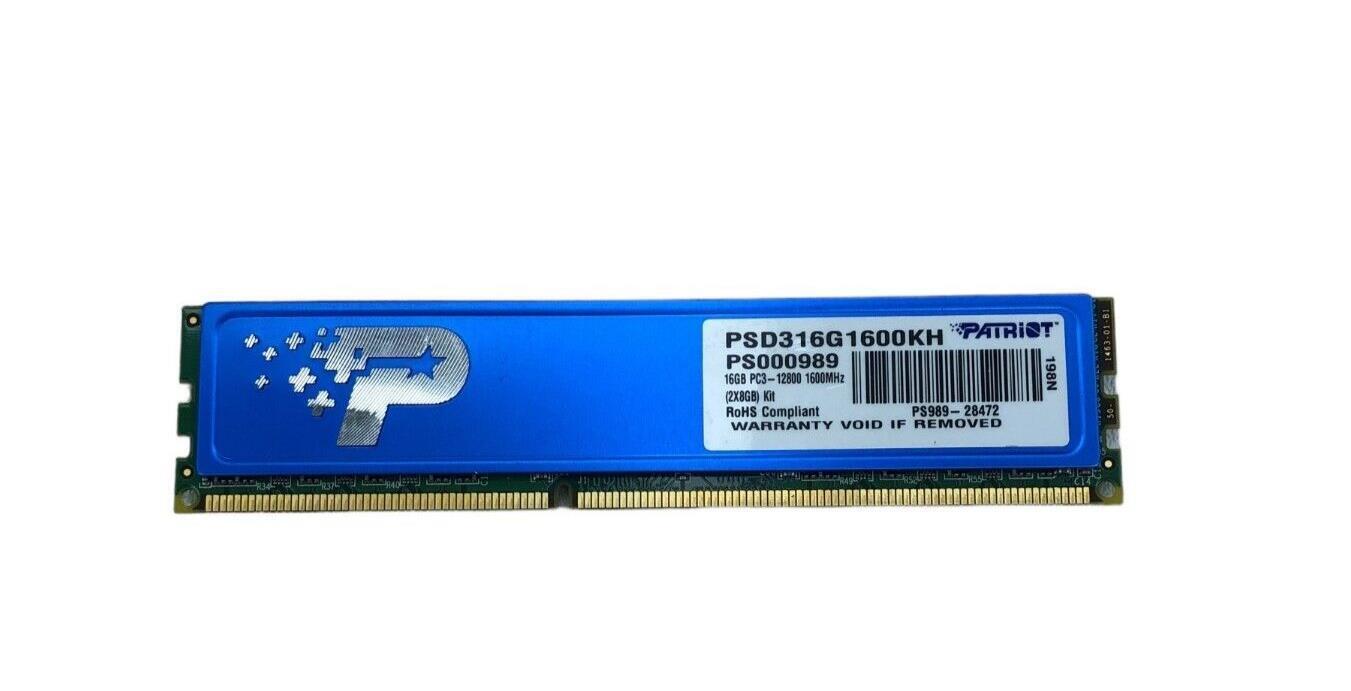 LOT OF 4 Patriot Signature 16GB (2x8GB) DDR3 1600MHz PSD316G1600KH UDIMM Kit