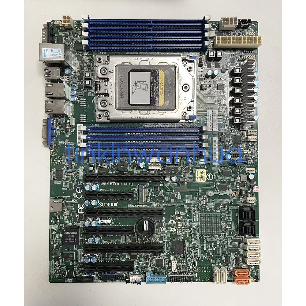 For Supermicro H11SSL-i DDR4 ATX Motherboard Support AMD EPYC 7001/7002 Series