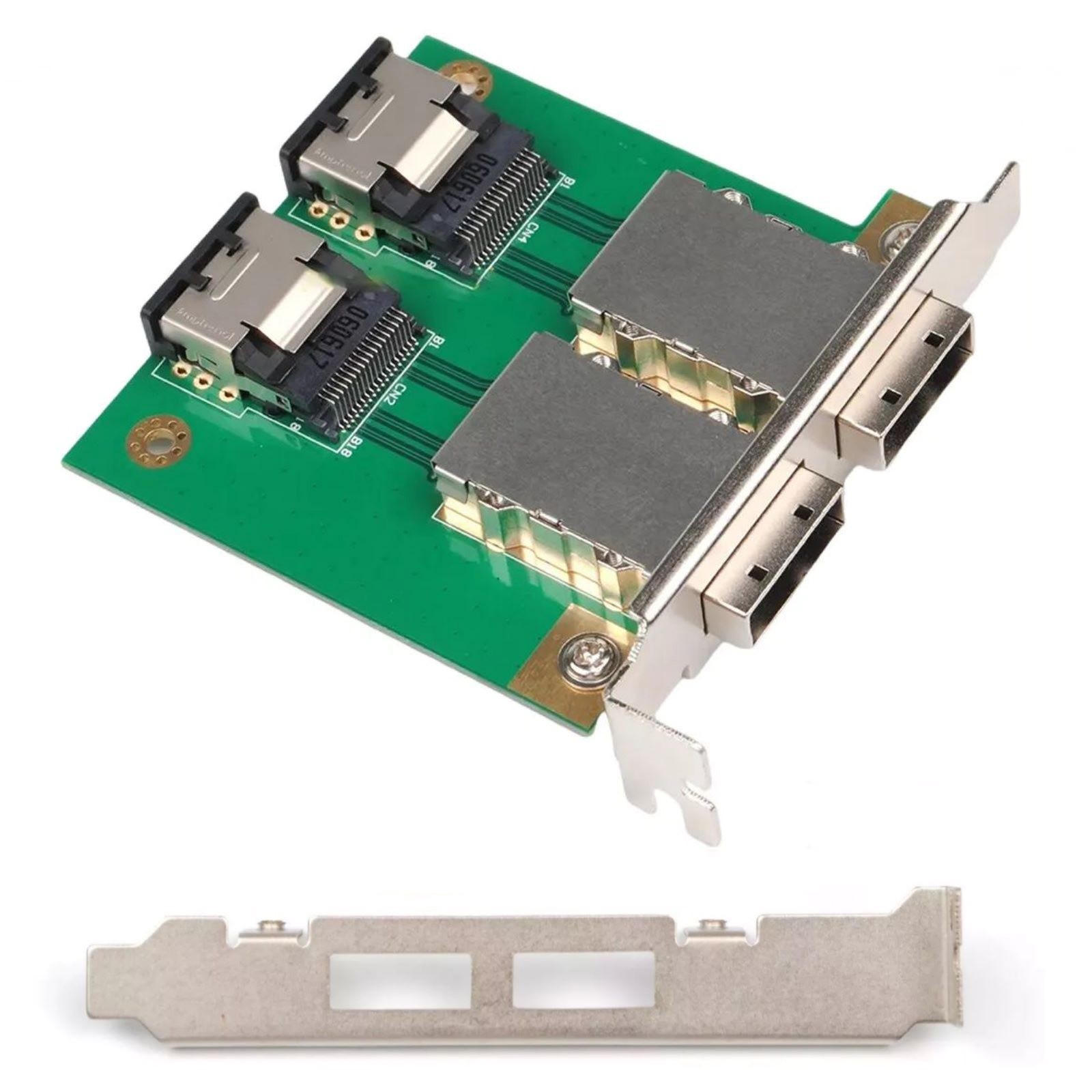 Protable 2-Port Internal SFF-8087 to External 8088 PCI Mini SAS Adapter SAS RAID