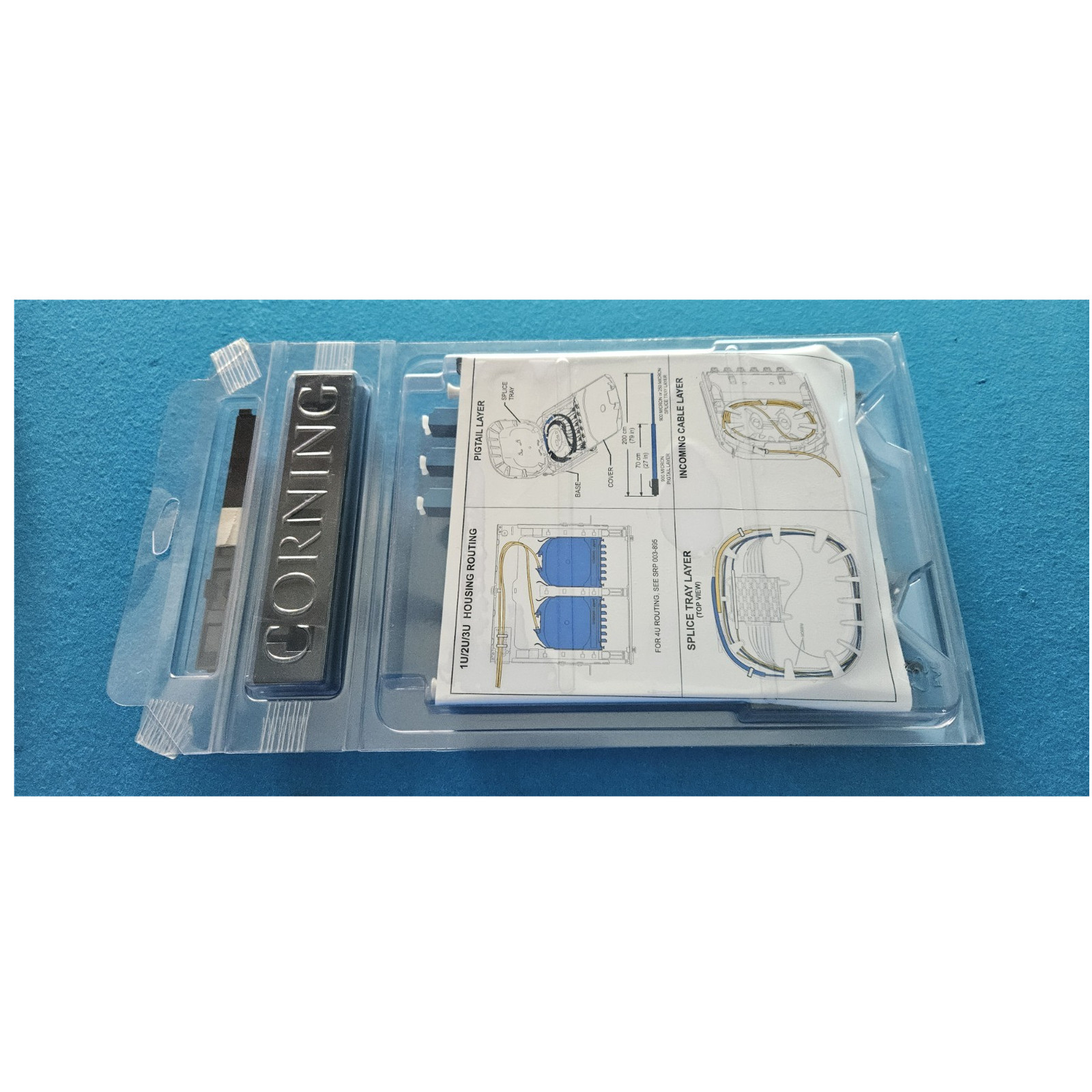 Corning CCH-CS06-A9-POORE LC-LC Duplex Fiber Cable Kit 6 ft Black
