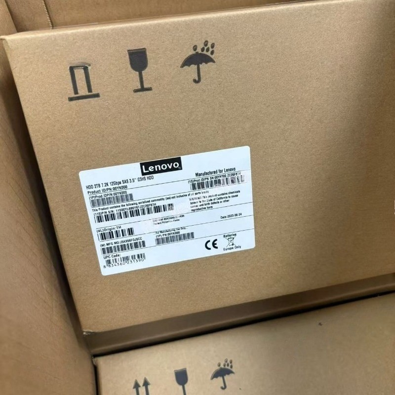 00YK000 00YK001 Lenovo 2TB 00YK004 7.2K SAS 12Gbps 3.5'' LFF G2HS NL HDD DRIVE