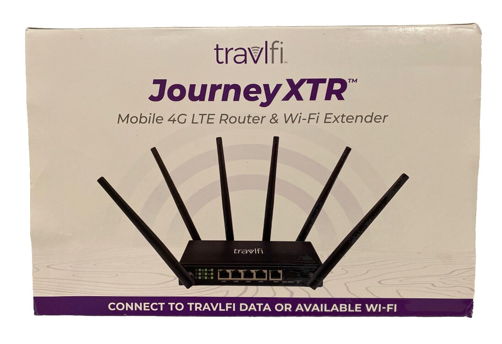 TRAVLFI JOURNEYXTR 700-011 4G LTE PAY AS YOU GO ROUTER & WIFI EXTENDER