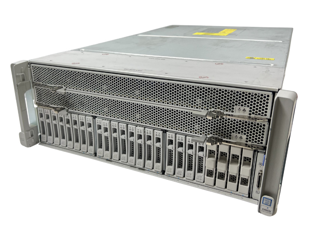 Cisco UCSC-C480-M5 UCS C480 M5 24SFF - 4x Xeon Platinum 8176 28Core 4x 1600W PSU