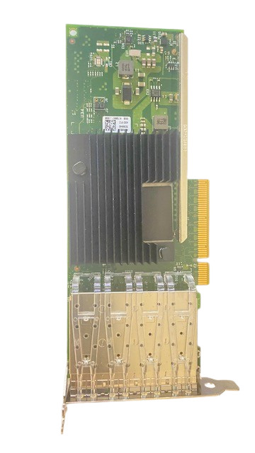 Intel X710-DA4 4-Port 10Gb SFP+ Ethernet Adapter EX710DA4G1P5 w/ SFPs