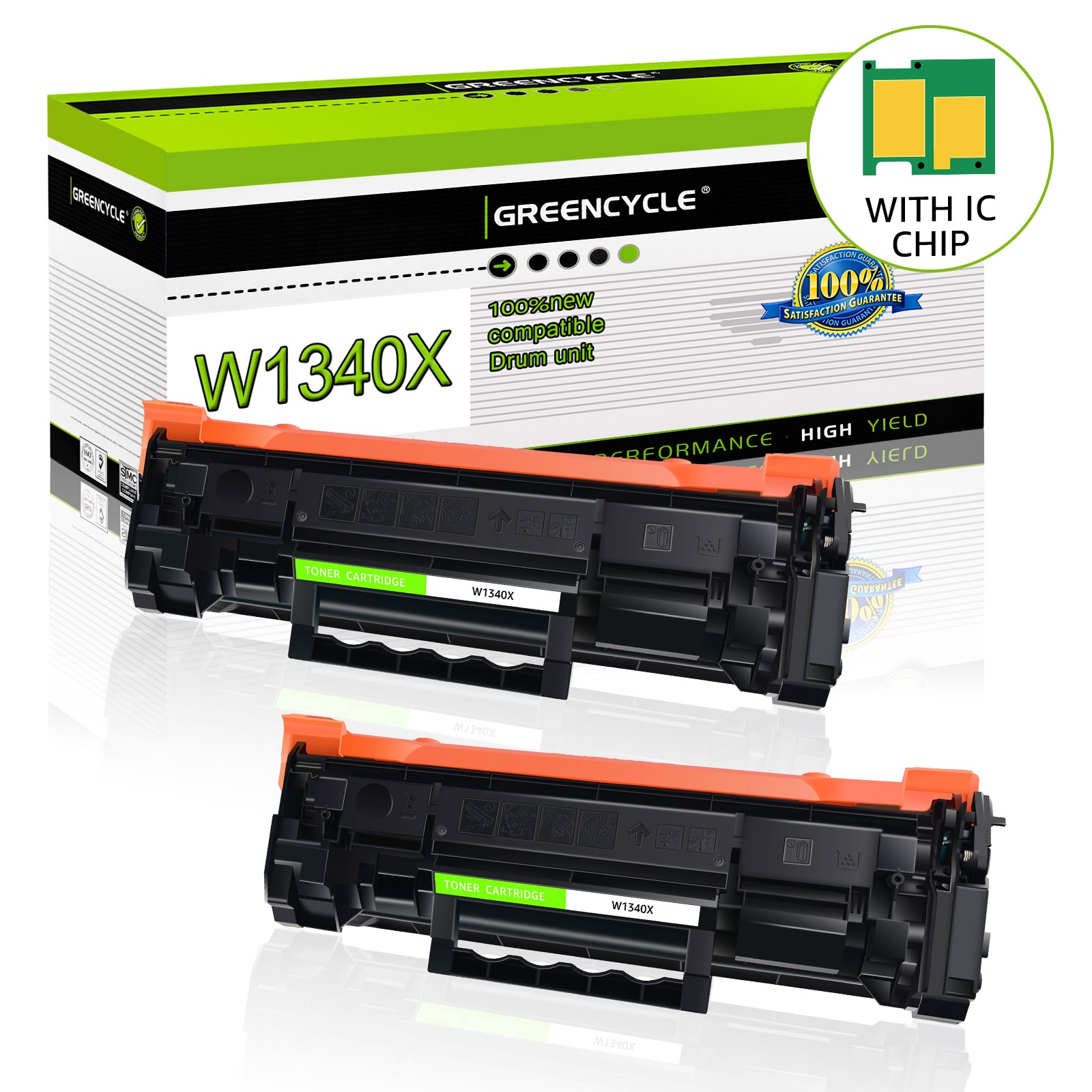 2PK W1340X 134X With Chip Toner Cartridge Fit For HP Laserjet M209dw MFP M234sdw