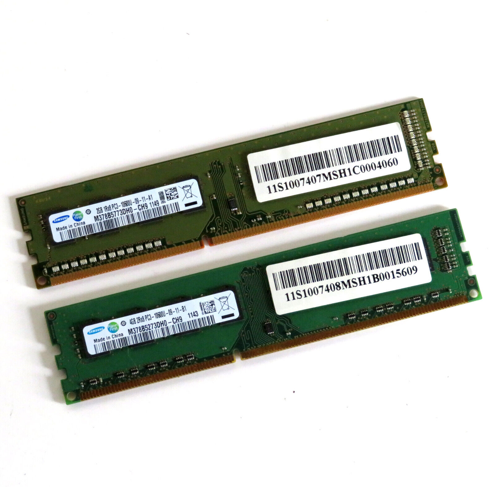 6GB (4GB + 2GB) PC3-10600 Samsung DDR3-1333 RAM Memory Kit TESTED EXCELLENT COND