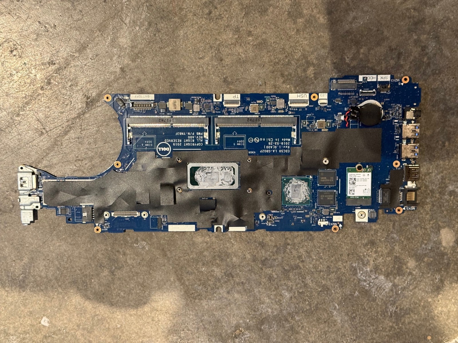 Dell Precision 15.6" 3540 i7-8665U 1.9GHz WX2100 2GB Motherboard LA-G902P 9CXRN