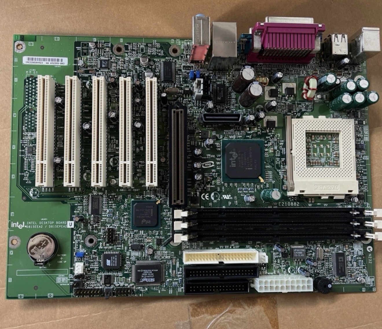 Intel D815EEA2/D815EPEA2U Socket 370 Pentium 3 TUALATIN 1.4GHZ Max Motherboard