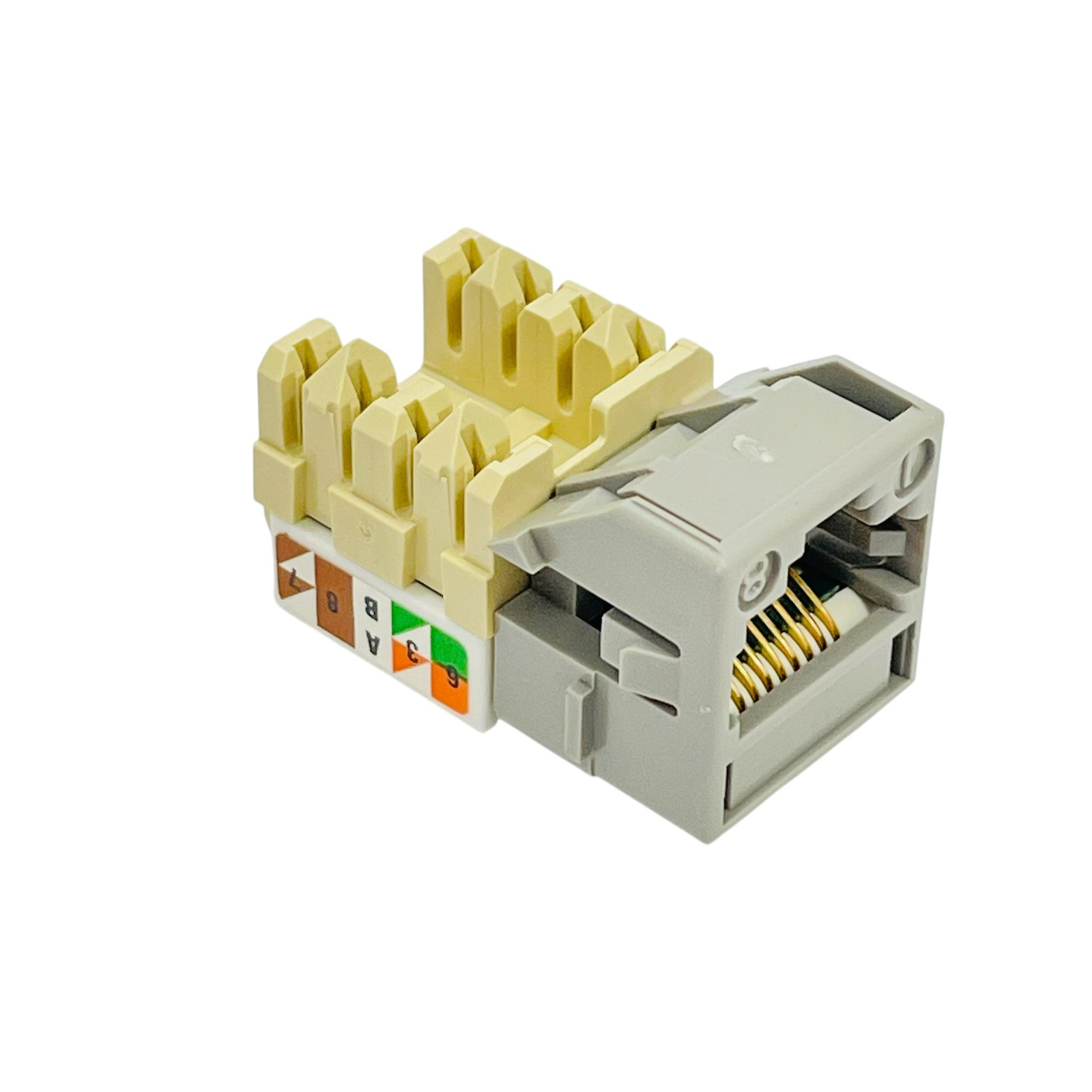 Qty 6 CommScope CC0020586/1 UNJ500-GY Gray Cat5e Jack U/UTP Outlet ~NEW~