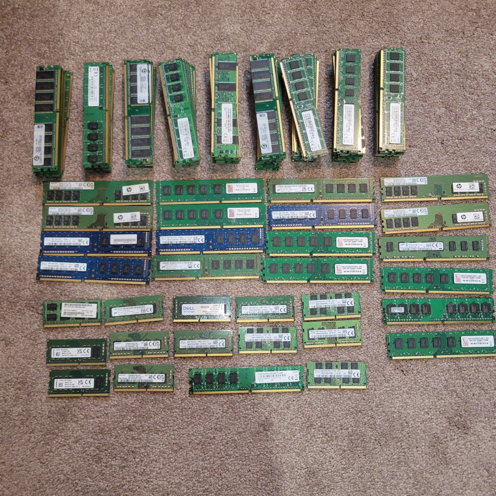PC Computer RAM 2GB 4GB 8GB 16GB 100 Pieces