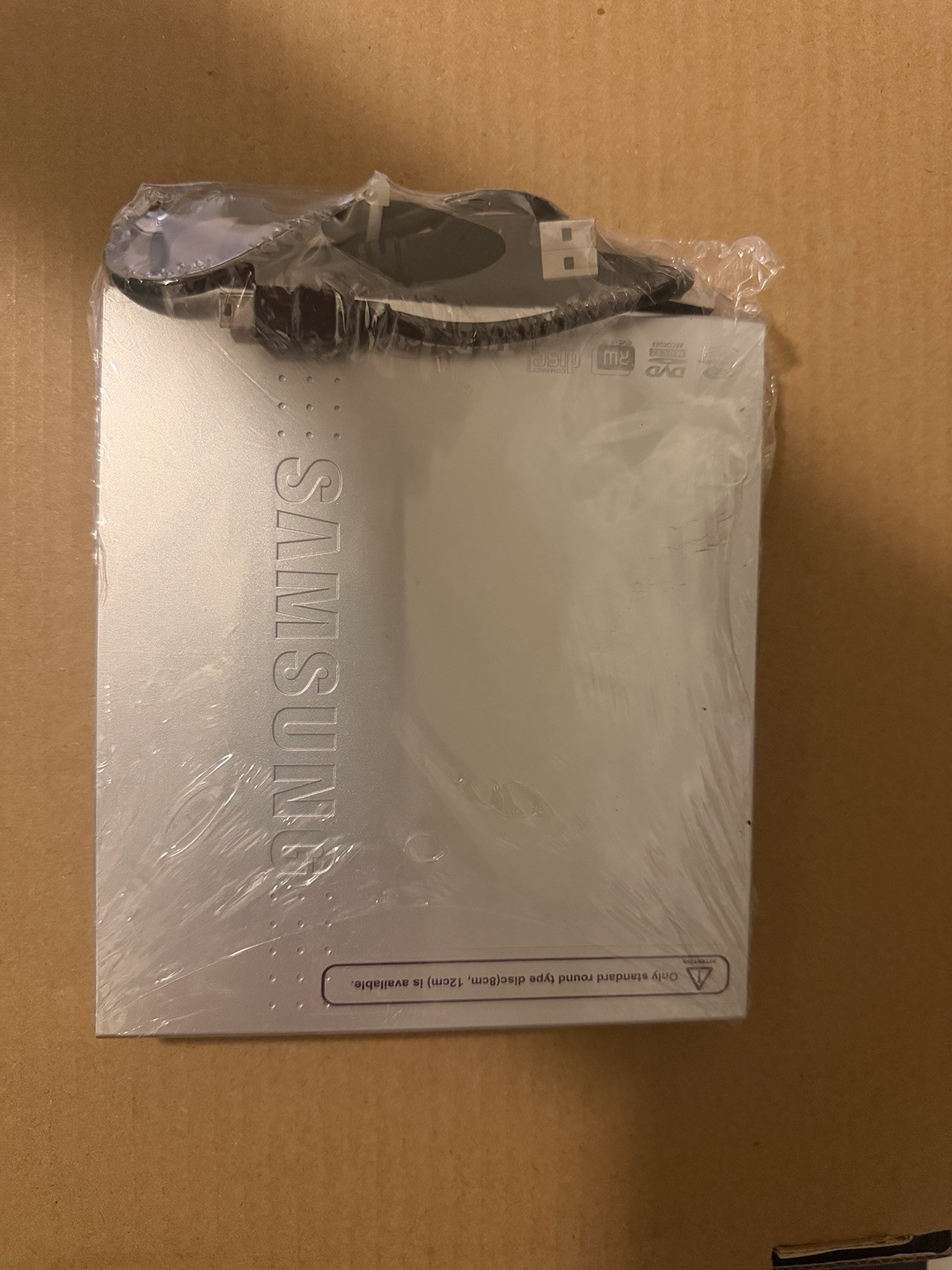 Samsung SE-T084 External Slim Portable DVD Writer Rewritable with USB cable