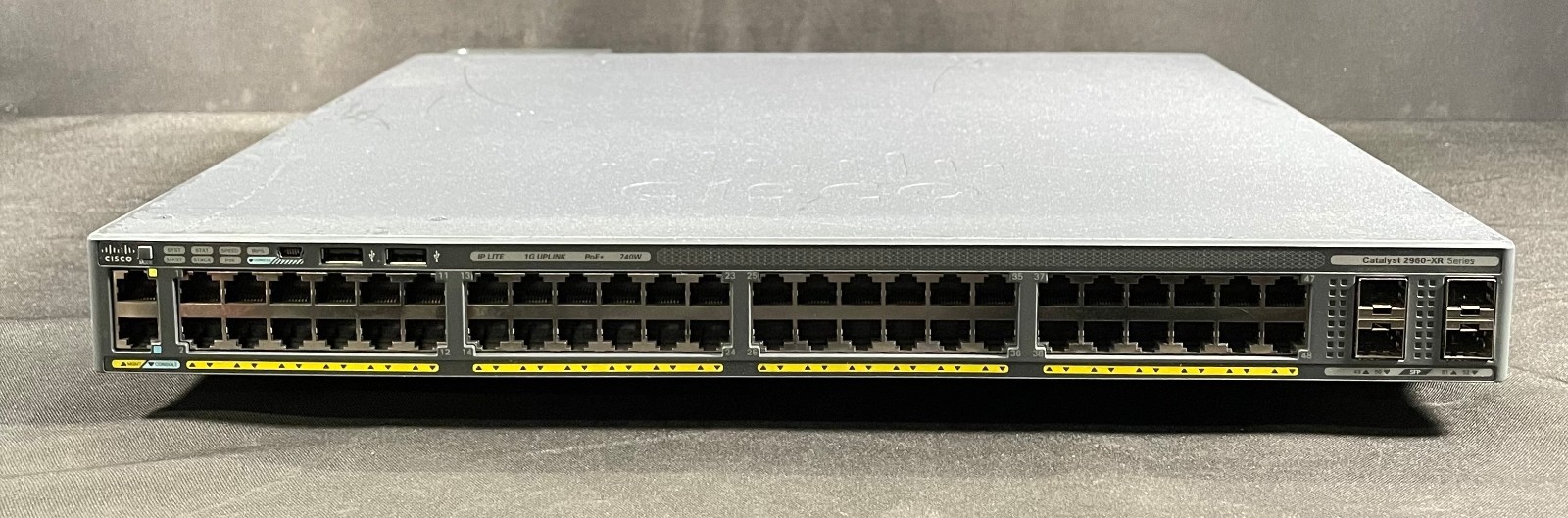 Cisco C2960XR WS-C2960XR-48FPS-I 48Port  Gigabit PoE Switch - Same Day Shipping