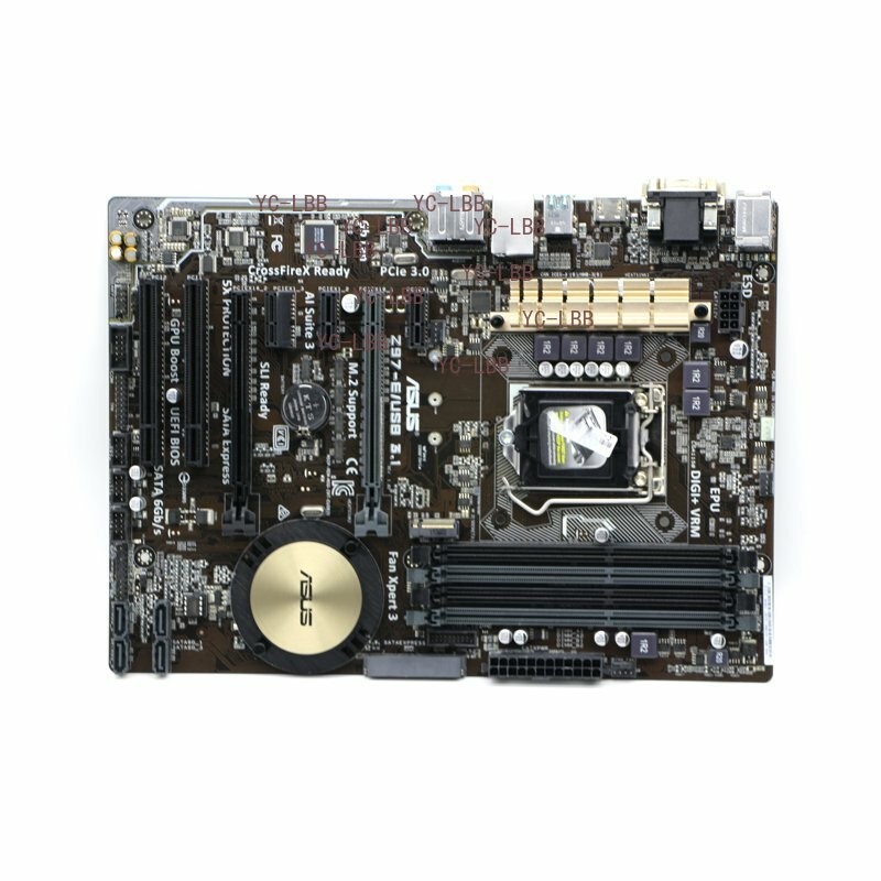FOR Asus Z97-E/USB 3.1 Motherboard Chipset Intel Z97 LGA1150 VGA And DVI