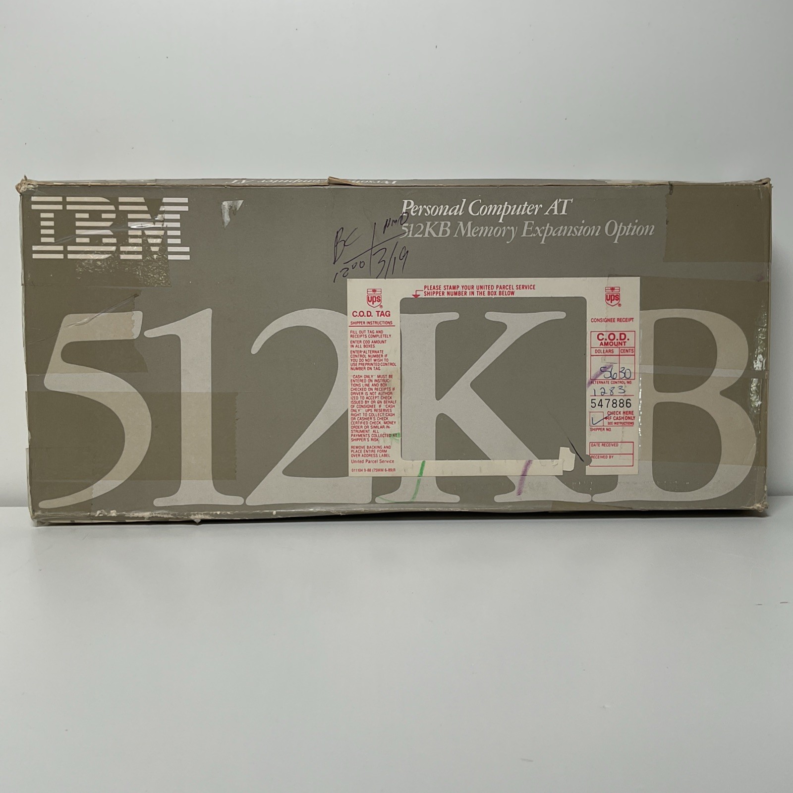 IBM Personal Computer AT 512KB Memory Expansion Option 6450203 - Open Box