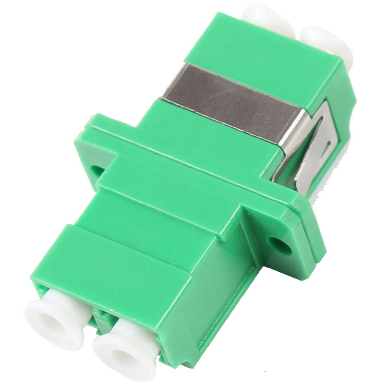 6Pcs LC to LC APC Duplex Fiber Coupler Connector Fiber Optical Flange Adapter