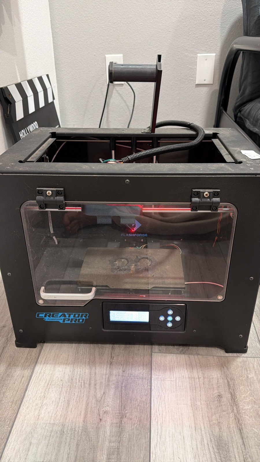 Flashforge Creator Pro 3D Printer with Filament and Flexible Build Plate
