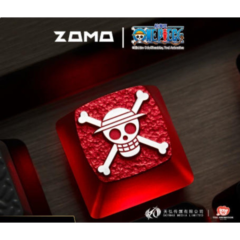 One Piece Official Keycap Set (Luffy Chopper Zoro) Metal Aluminum Alloy Keycaps