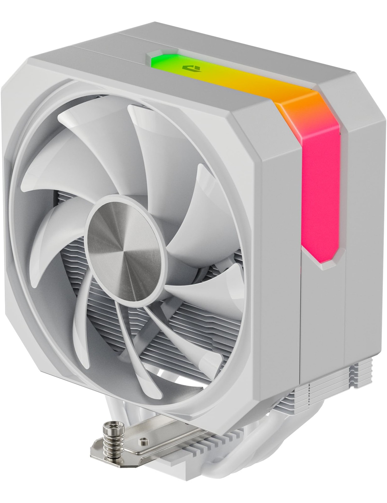 upHere CPU Cooler ARGB PWM Fan 4 Heat Pipes 230W TDP AM4/AM5 White Japan Import