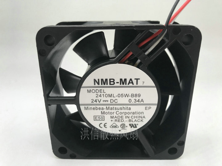 NMB 6025 2410ML-05W-B89 24V 0.34A inverter cooling