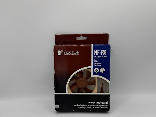 Noctua NF-R8 1800 ORIGINAL 80 x 80 x 25 mm Fan 3-Pin SSO Bearing Brown Box