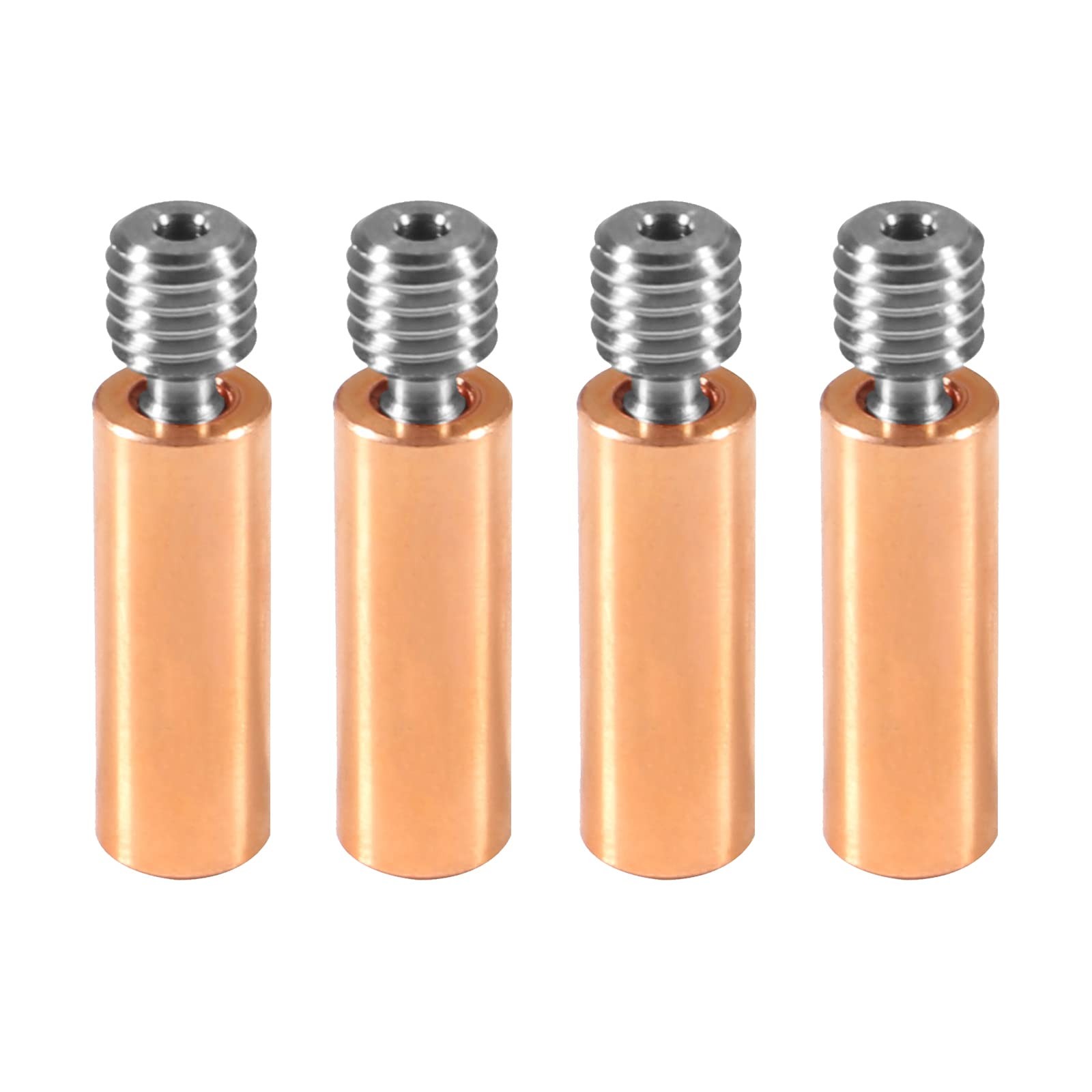 DIANN 4pcs All Metal Bimetal Heatbreak Copper Titanium TC4 Throat High