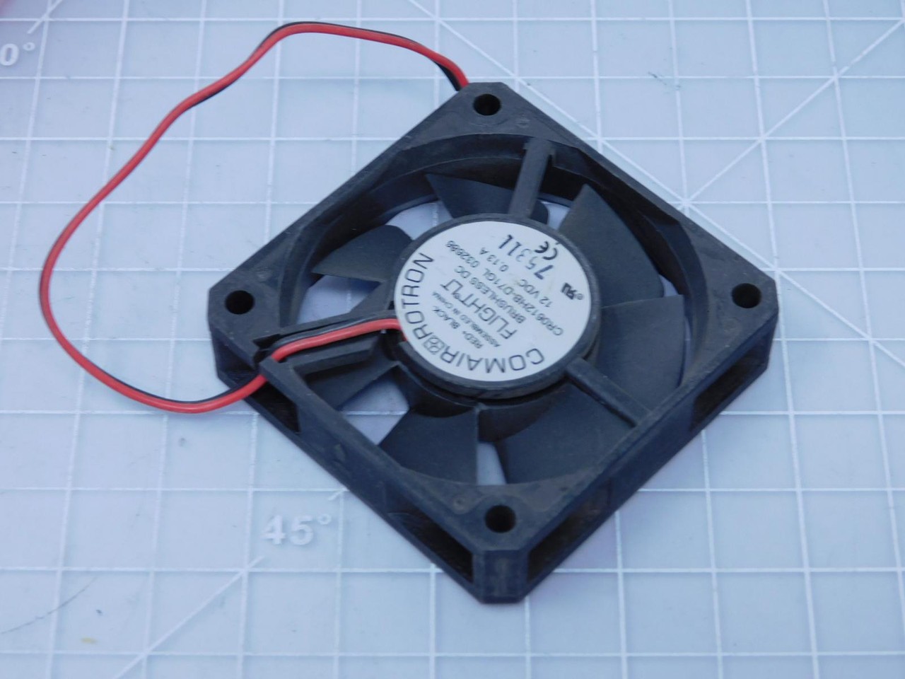 LOT OF 30 COMAIR CR0612HB-D71GL FLIGHT LT BRUSHLESS DC FAN 12 VDC 0.13 A T138198