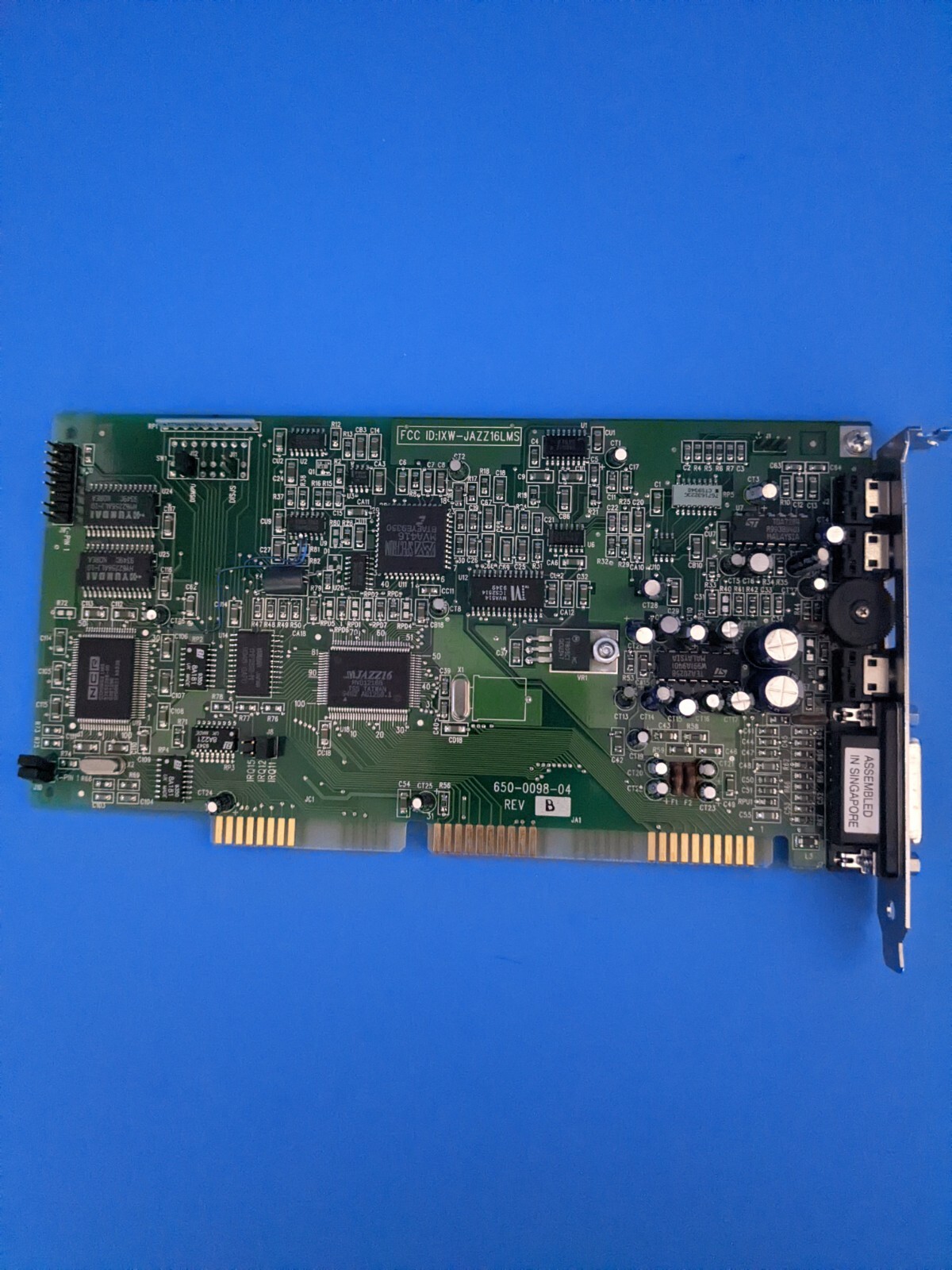650-0098-04 IXW-JAZZ16LMS MEDIA VISION 16 bit sound card 