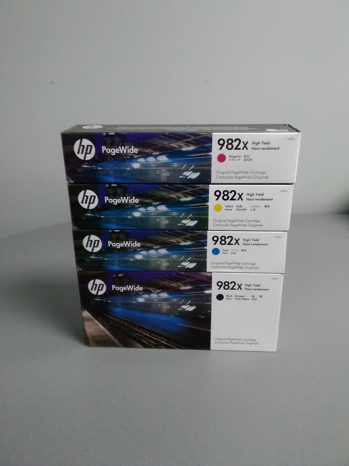 HP 982X T0B29A T0B28A T0B27A T0B30A High Yield Original PageWide Cartridge