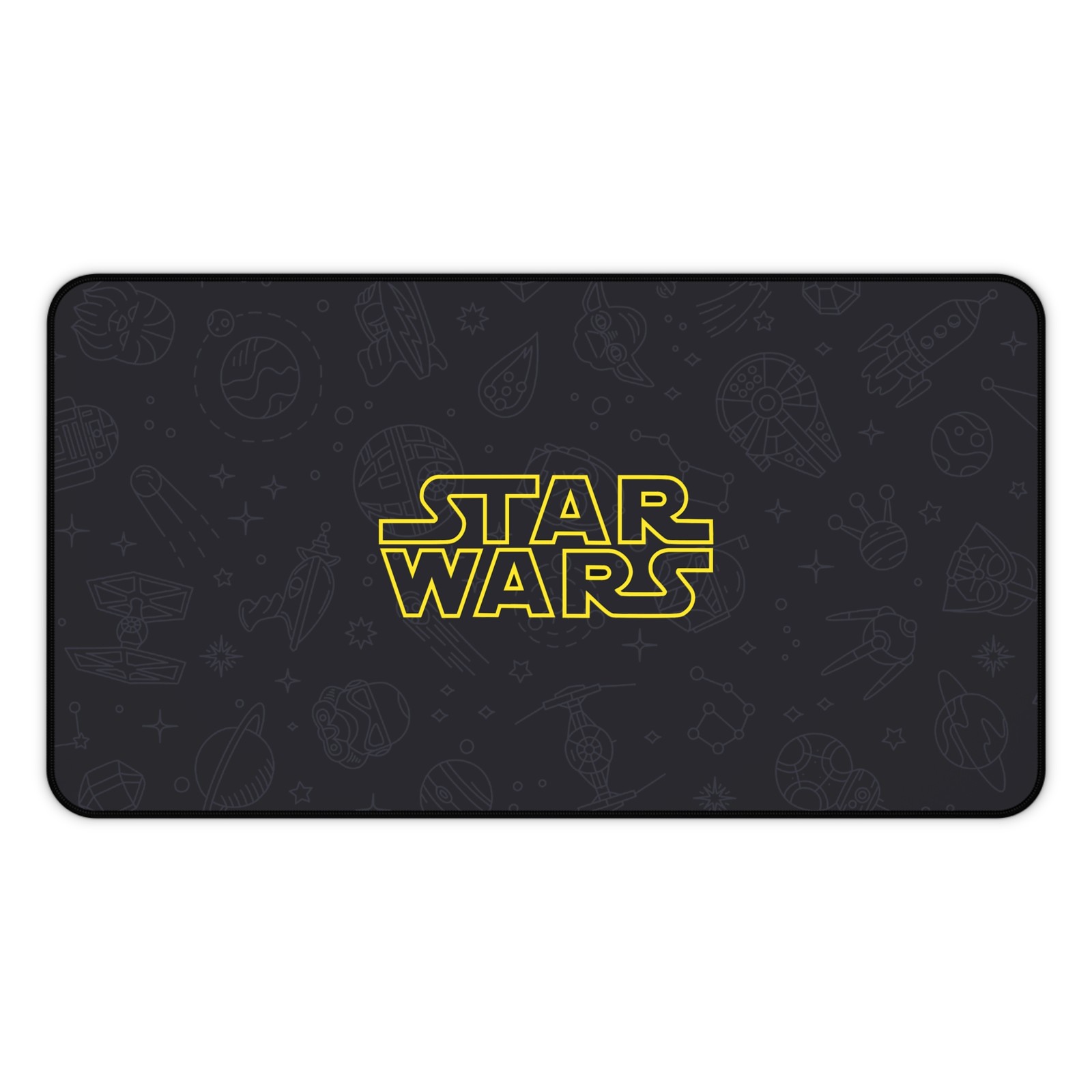 Star Wars Minimalist Yoda R2D2 Vader Falcon Gaming Desk Mat Mouse Pad Playmat