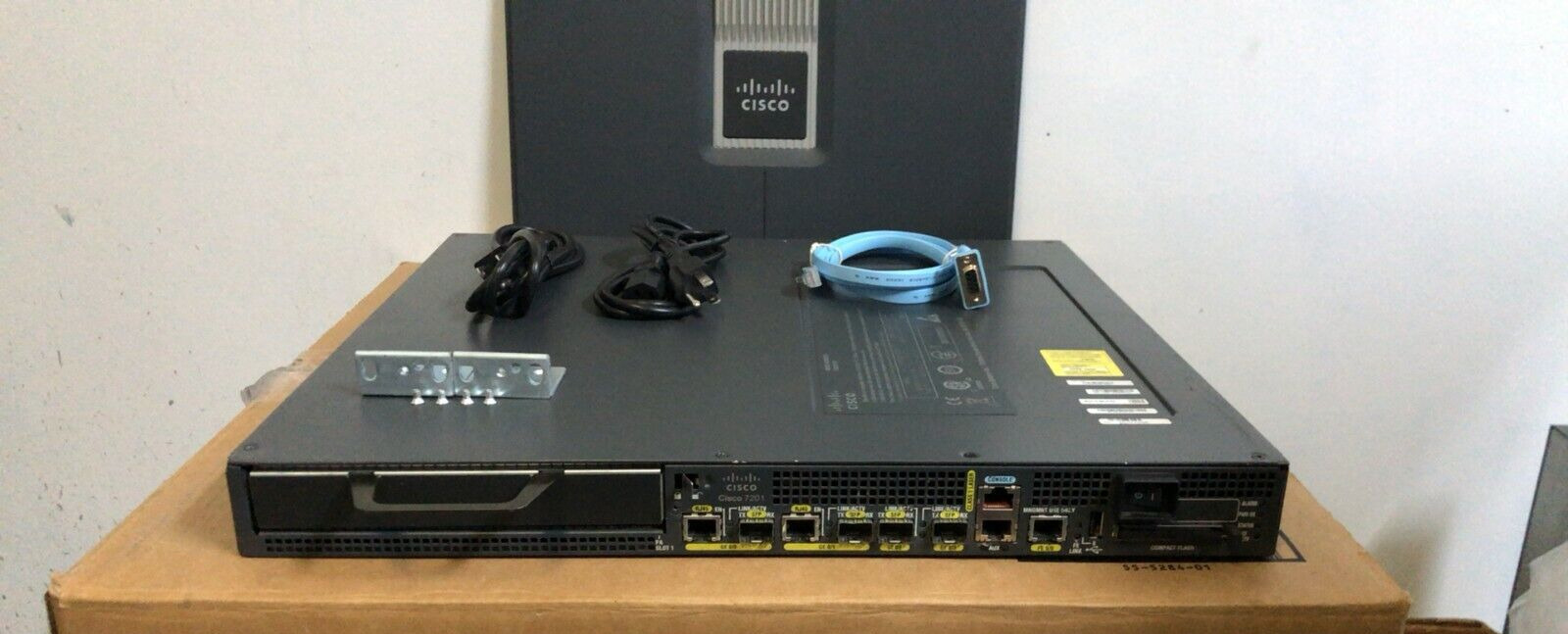 Cisco 7201 4-Port Gigabit Router CISCO7201 Dual AC Pwr NPE-G2 2Gig DRAM ios-15.2