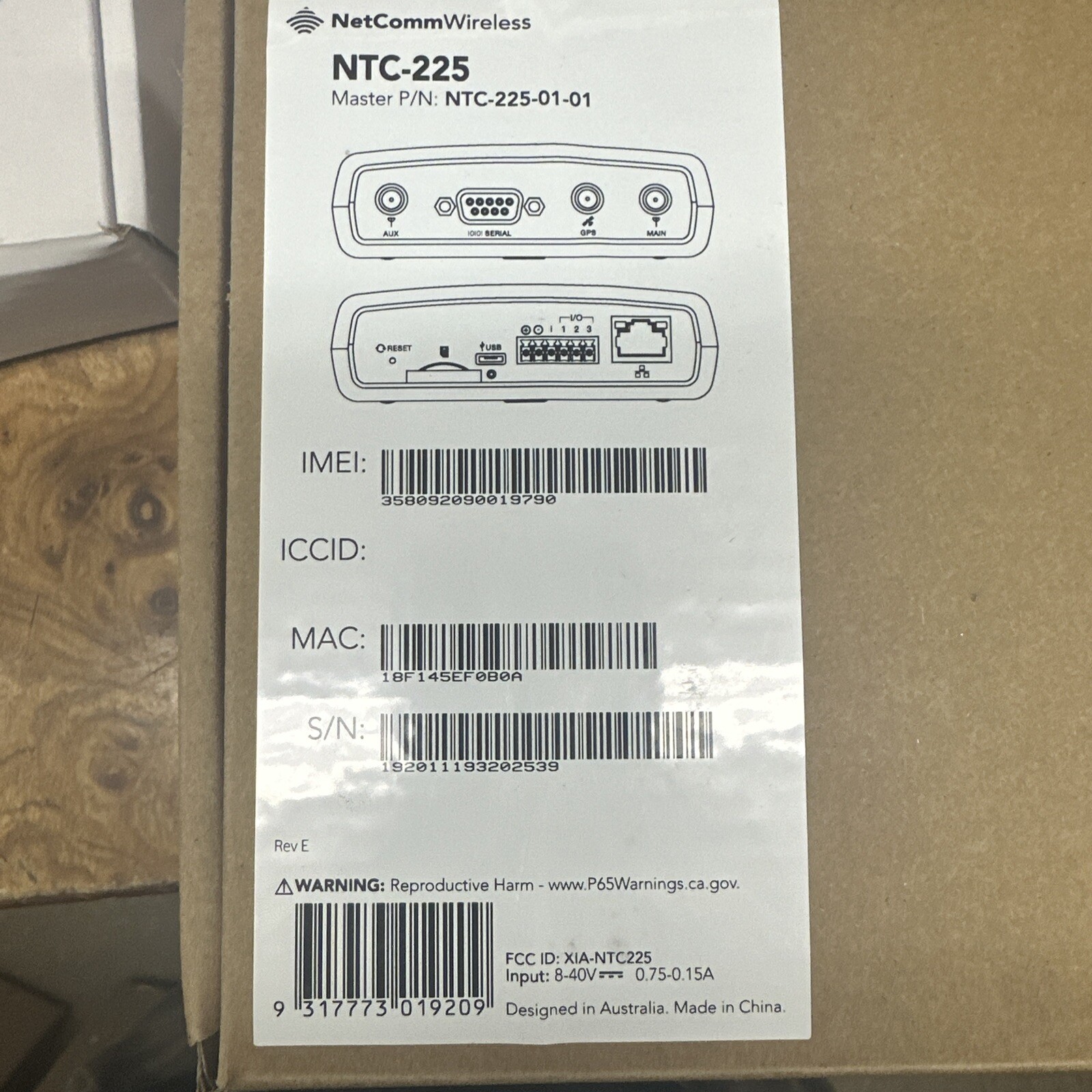 NetComm 4G LTE Category 1 Industrial IoT Router (NTC-225)