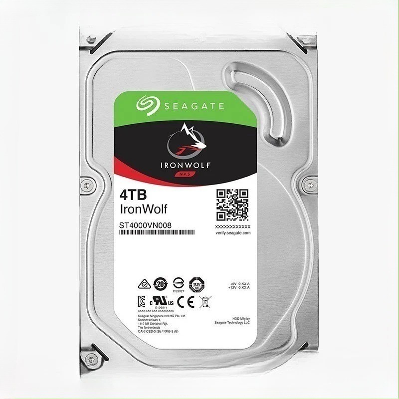 For Seagate IronWolf 4TB ST4000VN008 64MB 6Gb/s SATA 3.5" NAS HDD