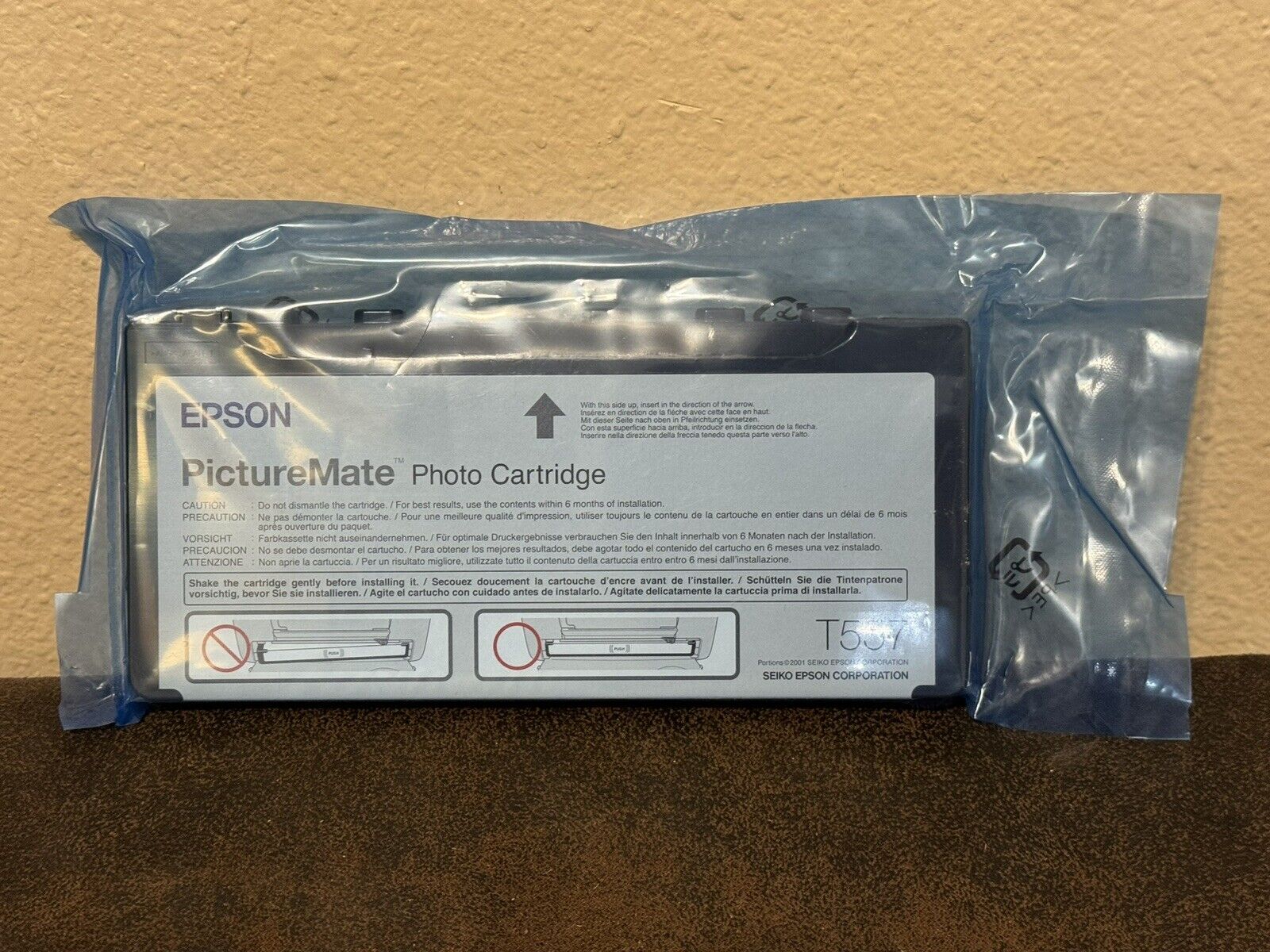 NEW Genuine Epson T557 PictureMate Photo Cartridge Sealed in Bag Exp 2007