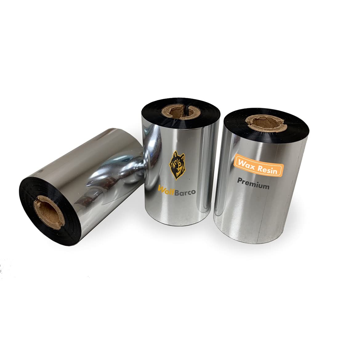 12 Rolls 2.24" x 361' (57mm x 110m) Premium Wax/Resin Thermal Transfer Ribbon...