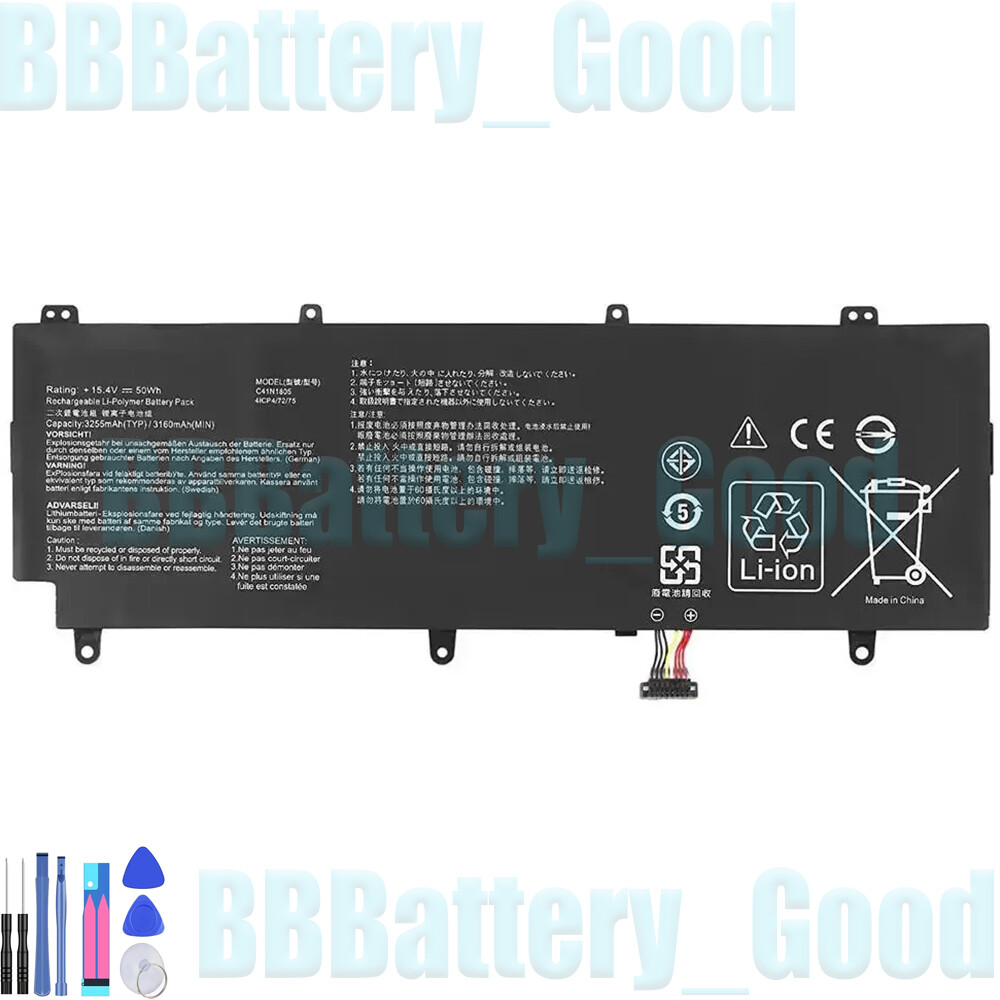 C41N1805 Battery For ASUS ROG Zephyrus S GX531 GX531GM GX531GS GX531GX C41PKC5
