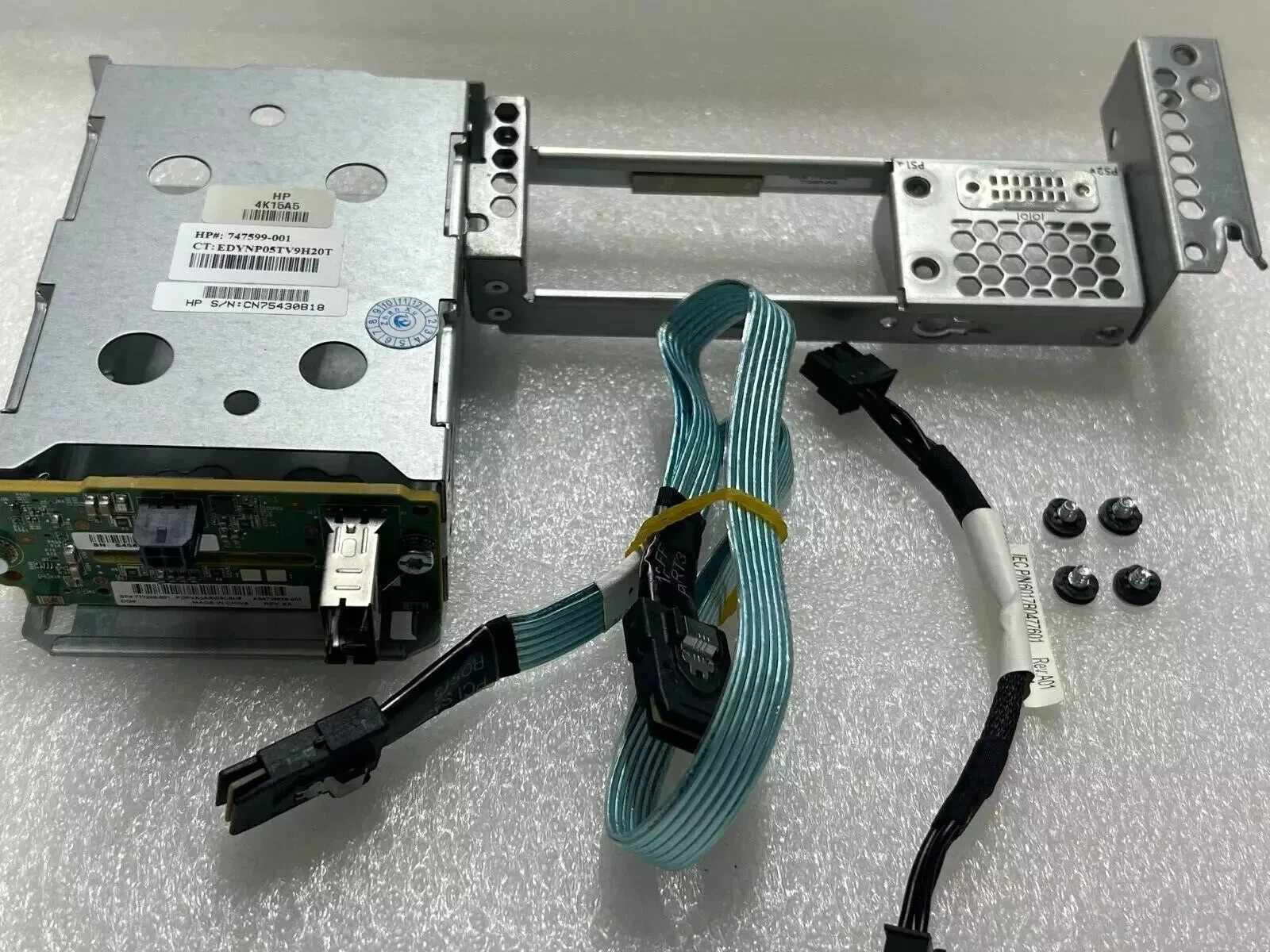 For HP DL380 G9 2xSFF HDD Backplane w/Cables w/Cage 747599-001 777280-001