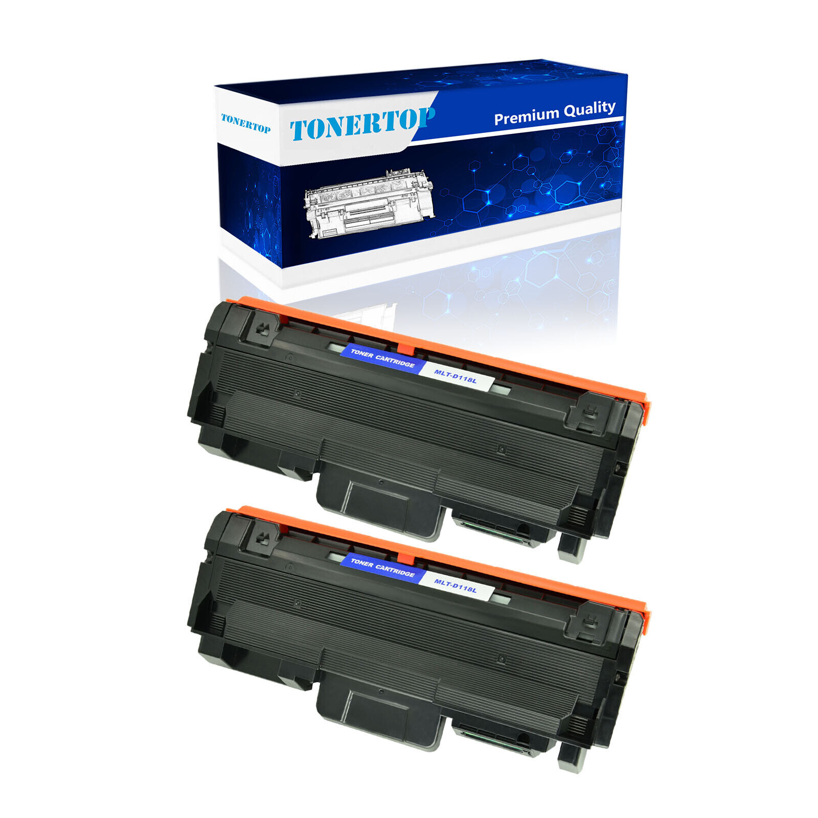 2 Pack MLT-D118L Black Toner Cartridge MLTD118L For Samsung Xpress M3015DW D118L