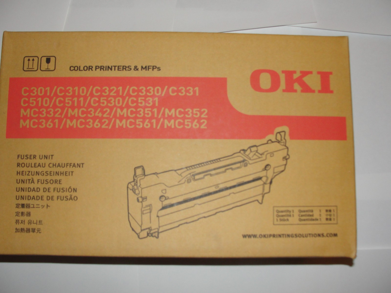 🔥Brand New OEM OKI C330 Fuser Unit 120V P/N 44472601 57111301 💯