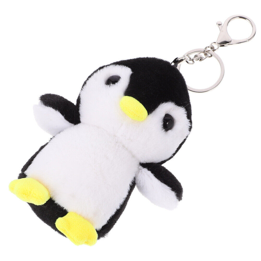 Penguin Party Favors Stuffed Animal Plush Keychain Ring