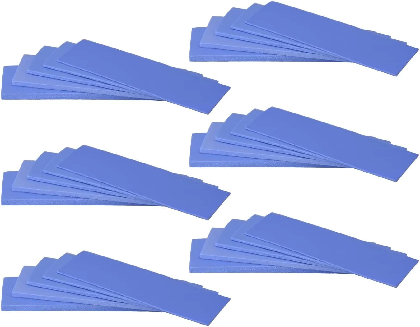 30 Pack Thermal Pads, 20×67 Mm by 5 Thickness 0.5 | 1 | 1.5 | 2 | 3 Mm, Thermal